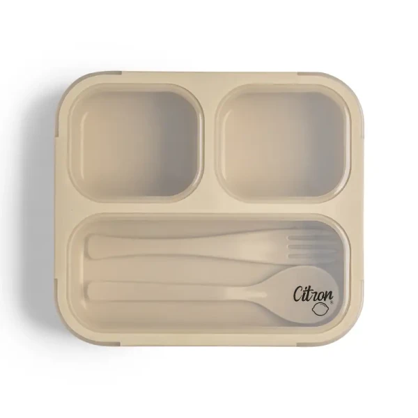 Citron Obedový box Petit Bento - Beige