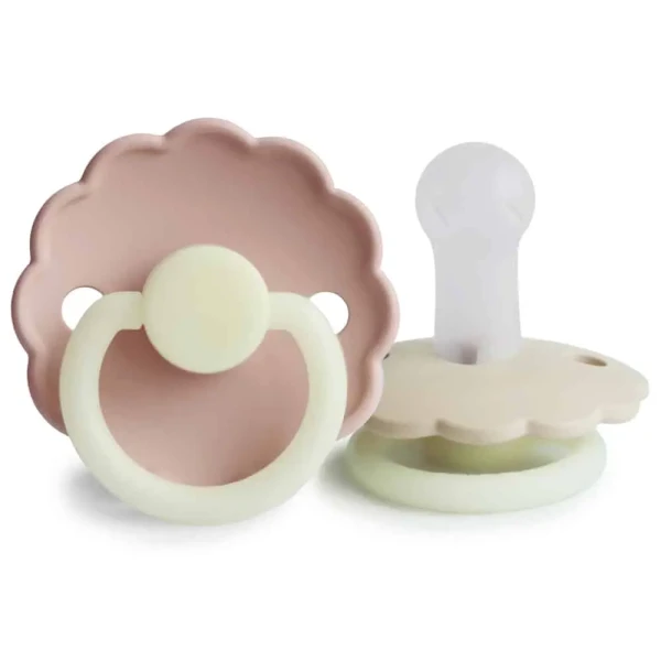 FRIGG CUMLÍKY DAISY NIGHT BLUSH/ CREAM, +6M, SILIKÓN