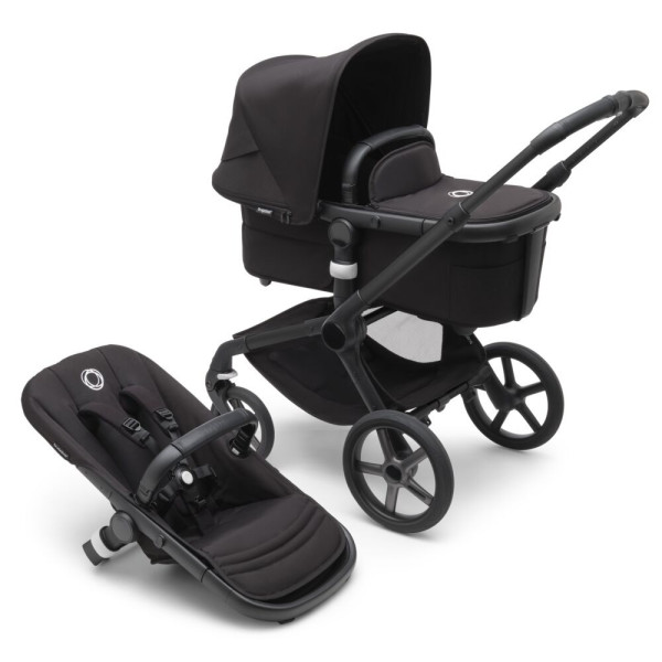 Bugaboo Fox 5 Kompletný set Black/Midnight Black