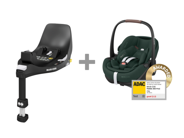 Maxi-Cosi Pebble 360 Pro 2 autosedačka Twillic Green + Základňa Maxi-Cosi FamilyFix 360 základňa