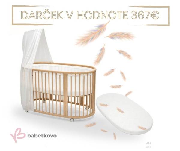 Stokke Sleepi postieľka V3 Natural + Darčeky