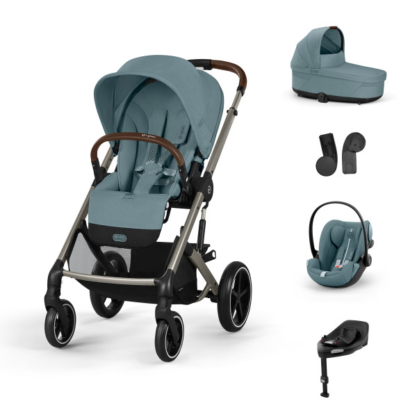 CYBEX Kombinovaný kočík BALIOS S LUX SET M - Stormy Blue