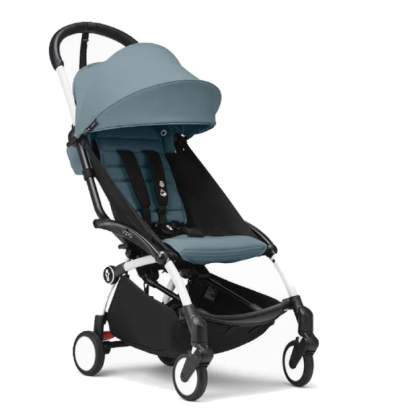 STOKKE® YOYO³ športový kočík 6+ White/Aqua