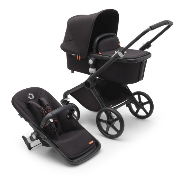 Bugaboo Fox CUB Kompletný set Black/Midnight Black