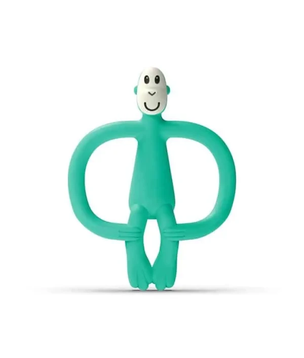 MATCHSTICK MONKEY HRYZÁTKO A ZUBNÁ KEFKA TEETHER GREEN