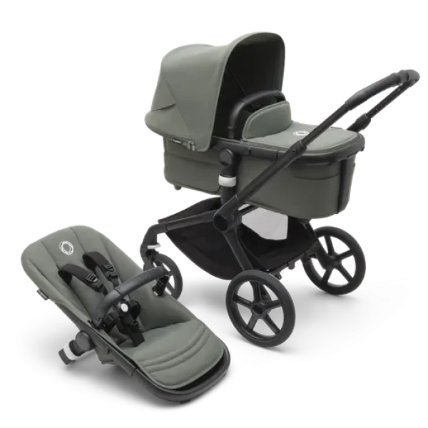 Bugaboo Fox 5 Kompletný set Black/Forest Green