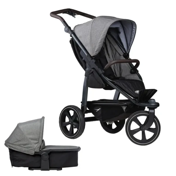 TFK set Mono2 stroller - air chamber wheel 2024 prem. grey