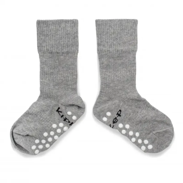 KipKep Detské ponožky Stay-on-Socks ANTISLIP 12-18m 1pár Grey