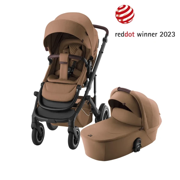 BRITAX Set kočík Smile 5Z + hlboká vanička Lux, Warm Caramel