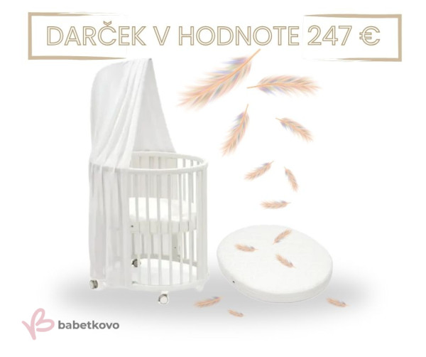 Stokke Sleepi Mini postieľka V3 White + Darčeky