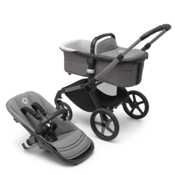 Bugaboo Fox 5 Podvozok Graphite/Grey Melange