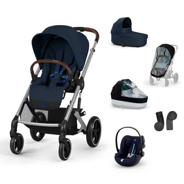 CYBEX Kombinovaný kočík BALIOS S LUX SET L - Ocean Blue