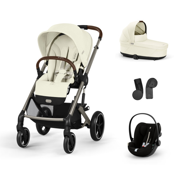 CYBEX Kombinovaný kočík BALIOS S LUX SET S - Seashell Beige