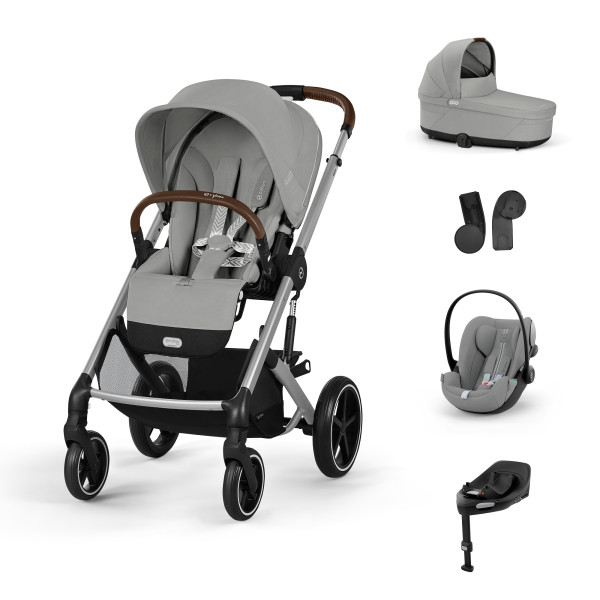 CYBEX Kombinovaný kočík BALIOS S LUX SET M - Stone Grey