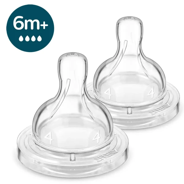 Philips AVENT Cumlík Anti-colic rýchly prietok 6m+ 2 ks