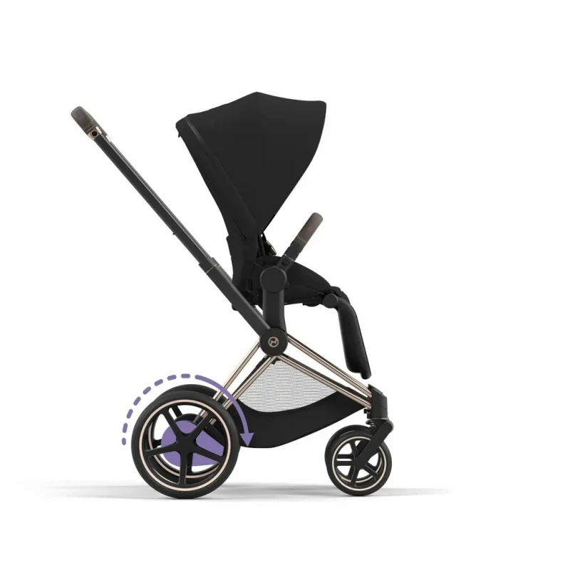 CYBEX E-PRIAM podvozok + SEAT  ROSE GOLD