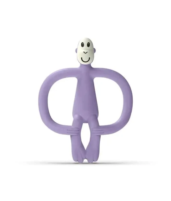 MATCHSTICK MONKEY HRYZÁTKO A ZUBNÁ KEFKA TEETHER PURPLE