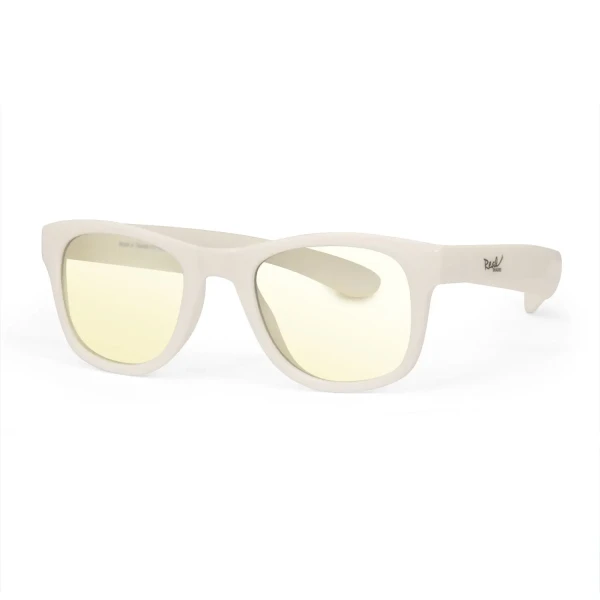 REAL SHADES Okuliare s filtrom modrého svetla Screen Shades 4+, White Iconic