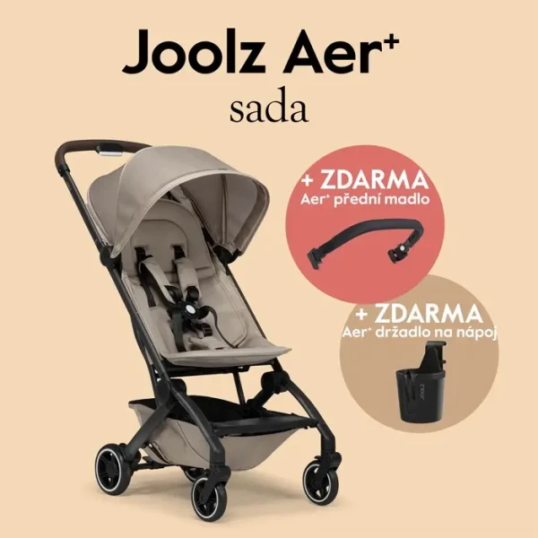 Joolz AER+ kočík Navy blue SET s madlom a držiakom na nápoj