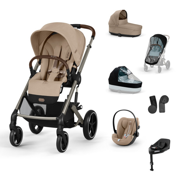 CYBEX Kombinovaný kočík BALIOS S LUX SET XL - Almond Beige