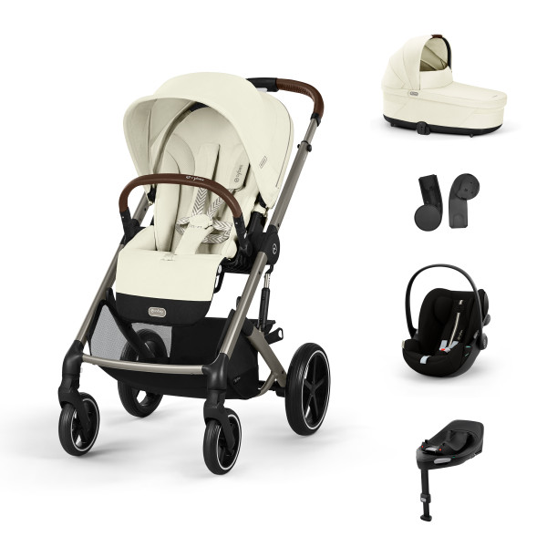 CYBEX Kombinovaný kočík BALIOS S LUX SET M - Seashell Beige