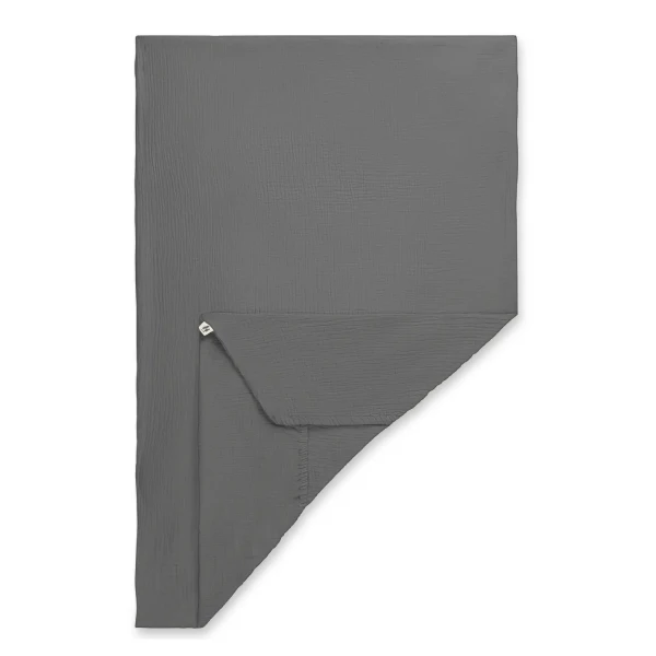 Hauck Napínacia plachta 120x60, mušelín, dark grey