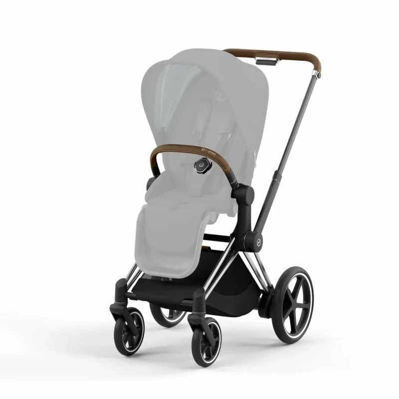 CYBEX E-PRIAM podvozok + SEAT  CHROME BROWN