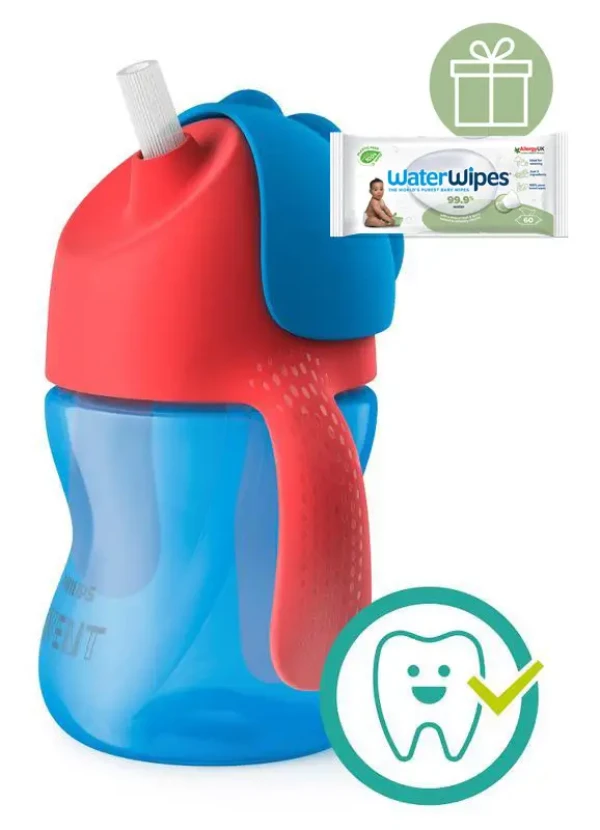 Philips AVENT Hrnček 200 ml Bendy s ohybnou slamkou chlapec+WW Soapberry 60ks