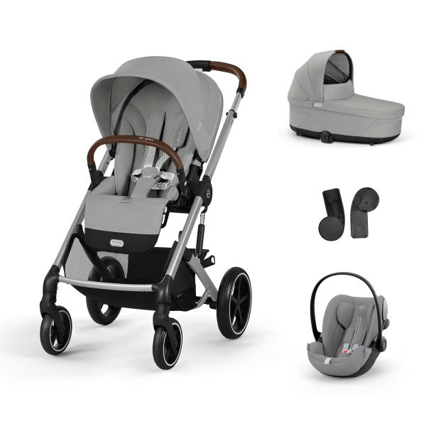 CYBEX Kombinovaný kočík BALIOS S LUX SET S - Stone Grey