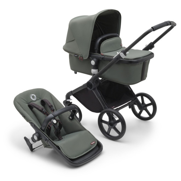 Bugaboo Fox CUB Kompletný set Black/Forest Green