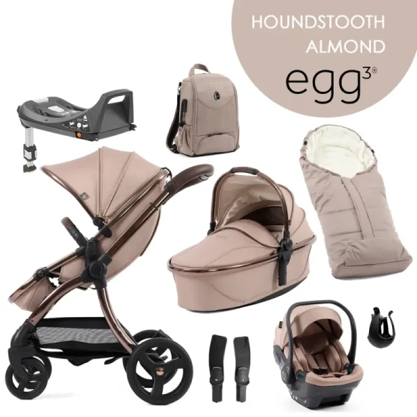 BabyStyle Egg 3 set 8 v 1 - Houndstooth Almond 2024 - Special Edition