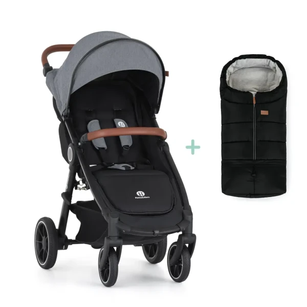 PETITE&MARS Kočík športový Street 2 RWS Oak Ultimate Grey  + PETITE&MARS fusak Jibot ZADARMO