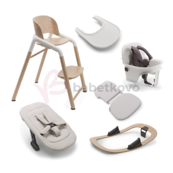 Bugaboo Giraffe All in One Bundle Neutral Wood White