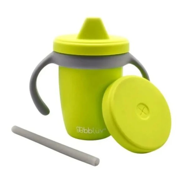 BBLUV Silikónový hrnček Sippy Küp Lime