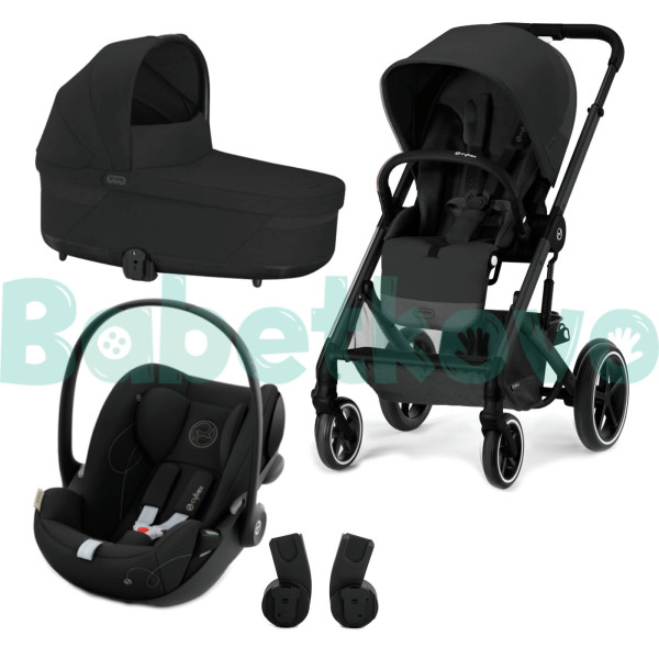 CYBEX Kombinovaný kočík BALIOS S LUX S SET - Moon Black