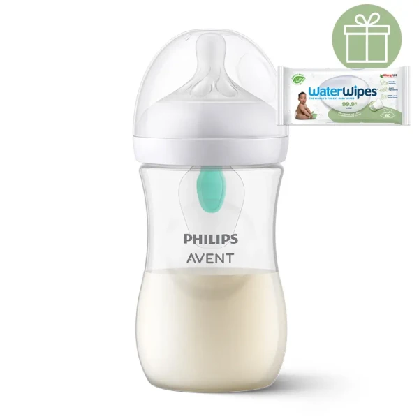 Philips AVENT Fľaša Natural Response s ventilom AirFree 260 ml, 1m++WW Soapberry 60ks