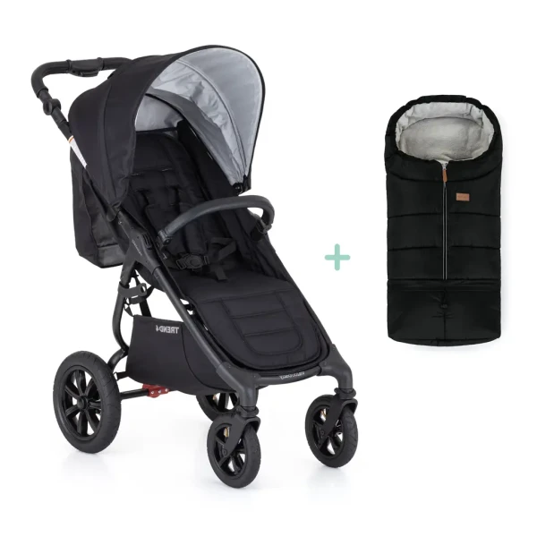 VALCO BABY Kočík športový Sport Trend 4 Ash Black + PETITE&MARS fusak Jibot ZADARMO