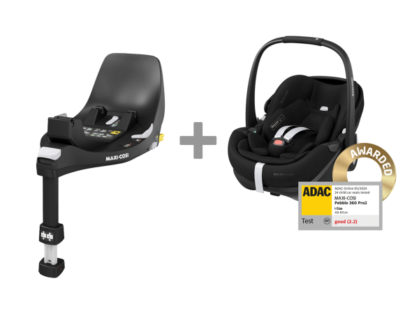 Maxi-Cosi Pebble 360 Pro 2 autosedačka Twillic Black + Základňa Maxi-Cosi FamilyFix 360 základňa