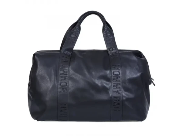 Childhome Prebaľovacia taška Mommy Bag Signature Vegan Leather Black