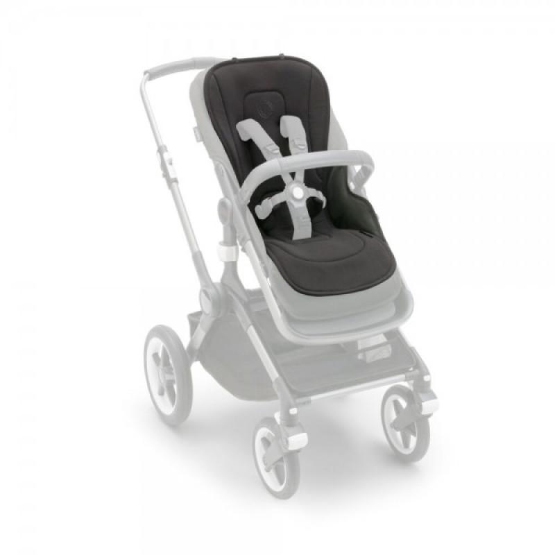 Bugaboo Komfortná obojstranná vložka do kočíka Midnight Black