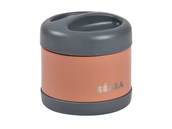 Beaba Termoska na jedlo 500ml Mineral Grey / Terracotta