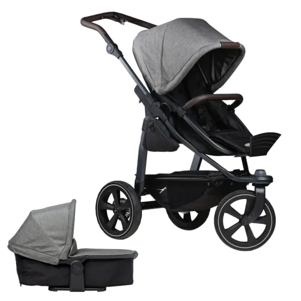 TFK set Mono2 combi push chair-air chamber wheel 2024 prem. grey