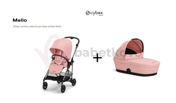 CYBEX MELIO Candy Pink + vanička ZDARMA