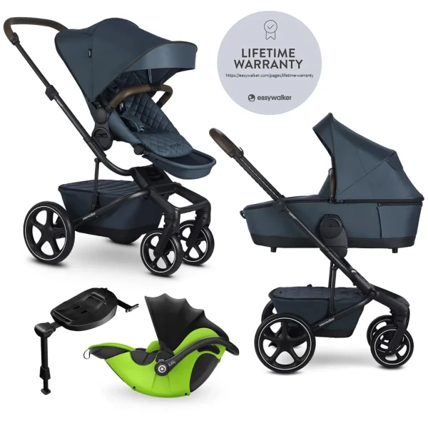 EASYWALKER Kočík kombinovaný Harvey⁵ Premium 2v1 Jade Green LITE RWS + KIDDY Evoluna i-size 2