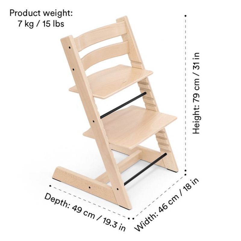 Stolička Stokke Tripp Trapp Oak Natural