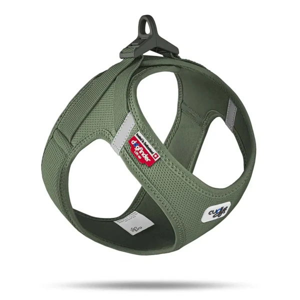 CURLI Postroj pre psov so sponou Air-Mesh Moss L, 8-10 kg