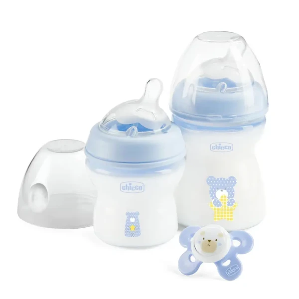 CHICCO Set darčekový Natural Feeling + Comfort cumlík - chlapec 0m+ | CHICCO