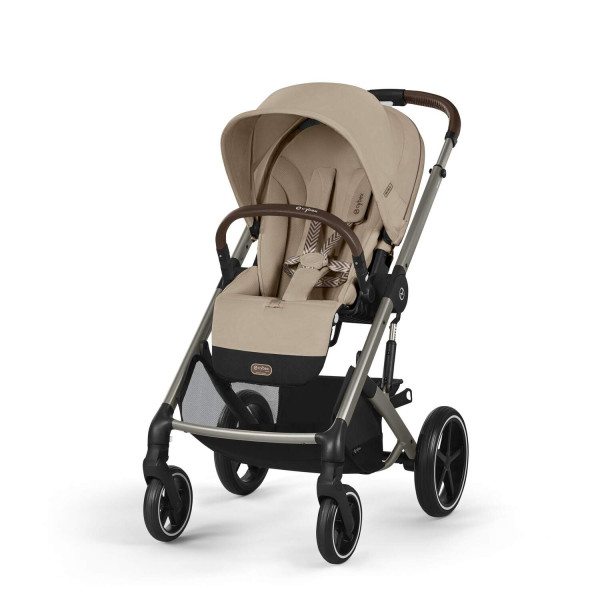 CYBEX BALIOS S LUX Almond Beige - taupe rám 2025 + fusak Snogga ZDARMA