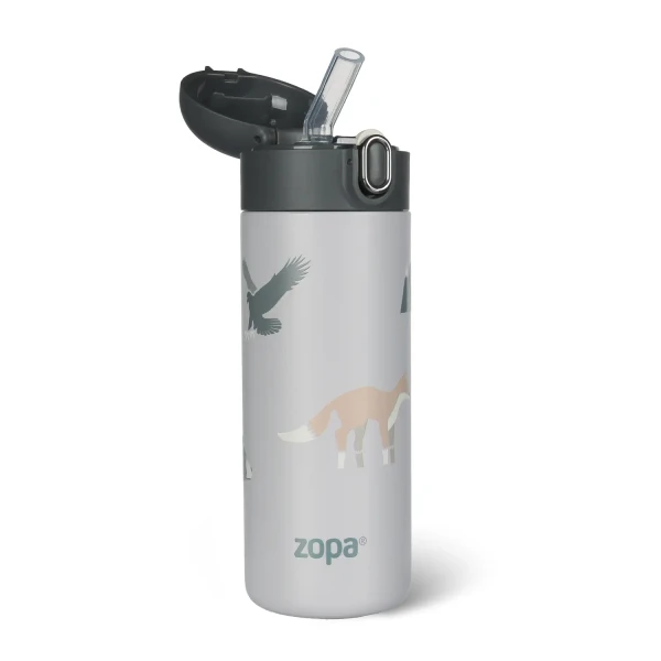 Zopa Termoska na tekutiny so slamkou 400 ml, Mountains