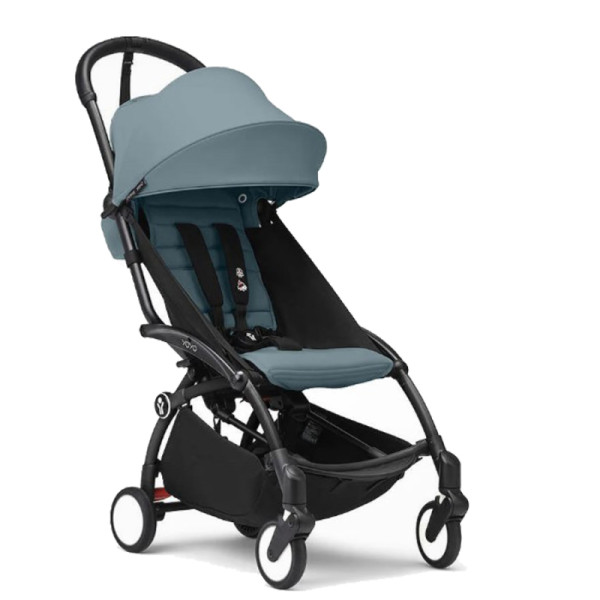 STOKKE® YOYO³ športový kočík 6+ Black/Aqua